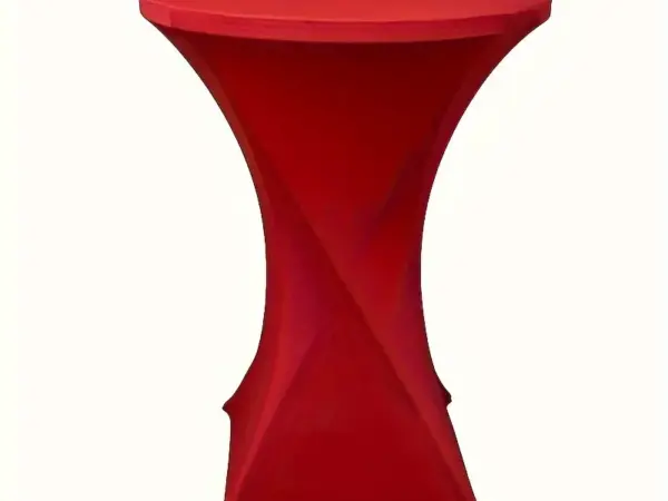 MANTEL SPANDEX MESA BAR/COCTEL REDONDA COLORES